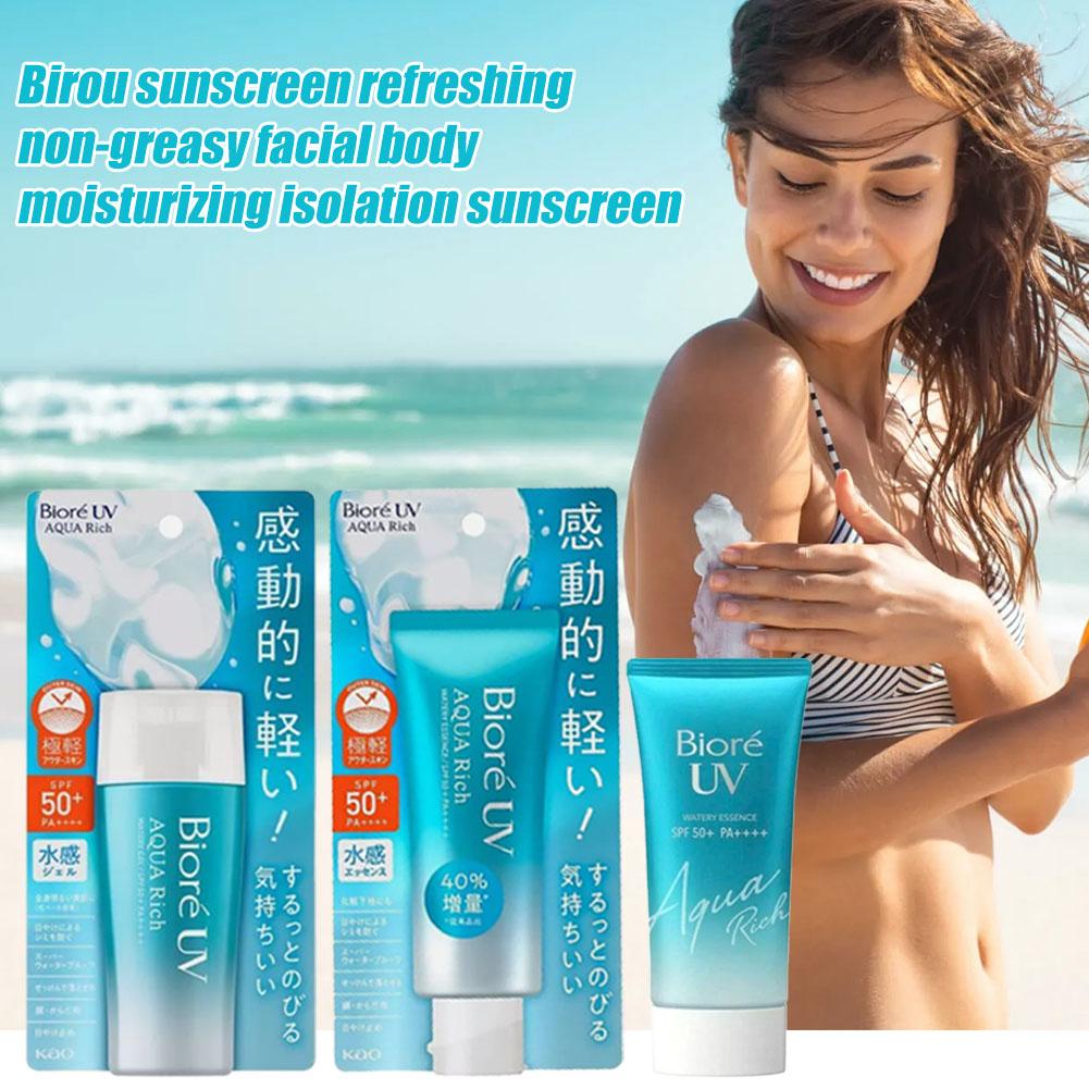 Japanese Biore UV Isolation Su - Spf 50 Waterproof Sunscreen review and price