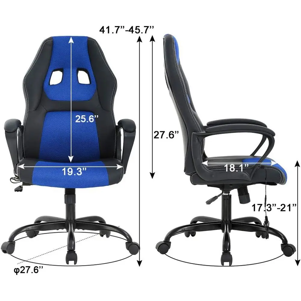Ergonomic PU Leather Gaming Ch - Massage review and price