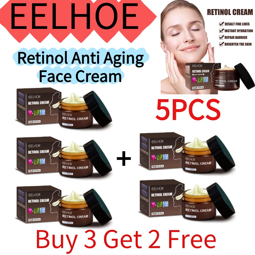 EELHOE 1/2/3/5PCS(Buy 3 Get 2  - Retinol Anti Wrinkle Cream review and price