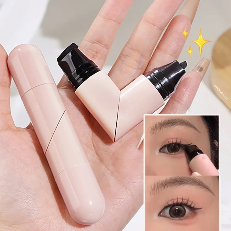 1Pc Rotate Eyeliner Stamp Inte - Waterproof Liquid Eyeliner Pen review and price