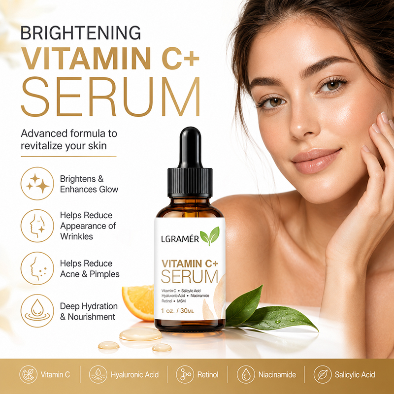 Vitamin C+ Facial Serum With H - Hyaluronic Acid Facial Serum review and price