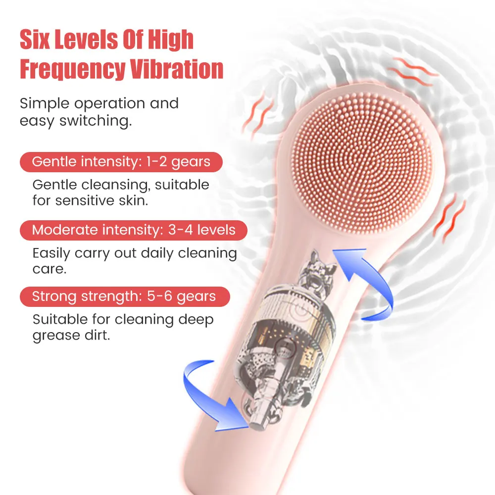 Sonic Silicone Facial Brush Cl - Silicone Face Scrubber Electric review and price