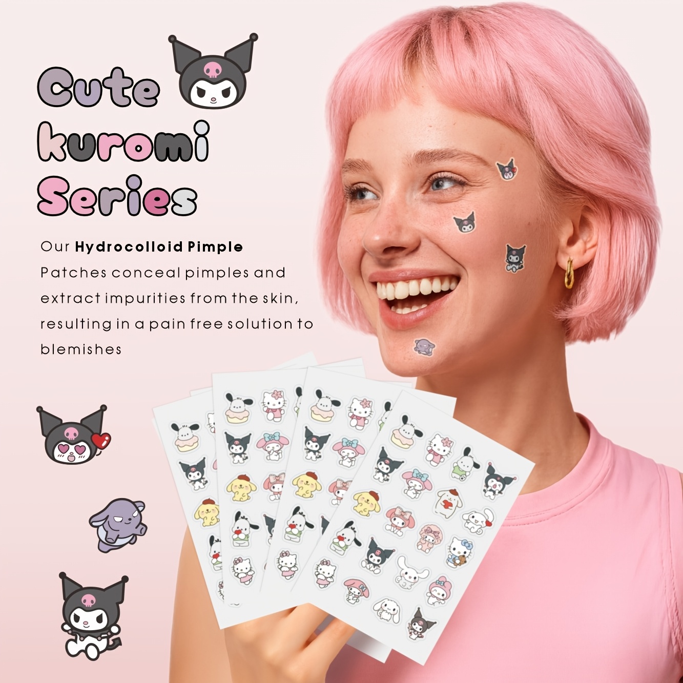 20/80PCS Sanrio Hello kitty Ca - Hydrocolloid Pimple Patch review and price