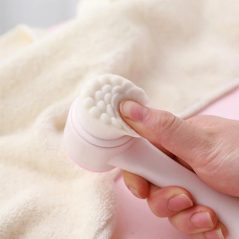 3D Double-sided Manual Facial  - Silicone Face Scrubber Electric review and price