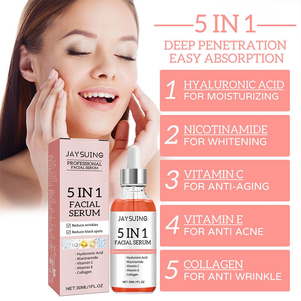5-in-1 Vitamin C & Hyaluronic  - Hyaluronic Acid Facial Serum review and price