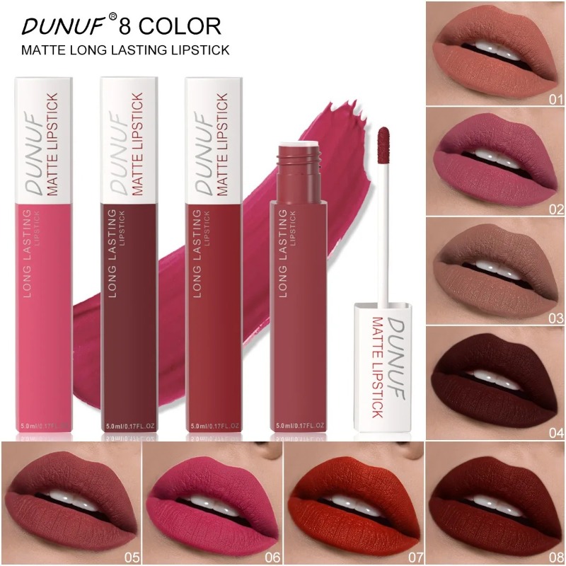 Matte Lipstick Non Stick Cup R - Matte Velvet Lip Tint Long Lasting review and price