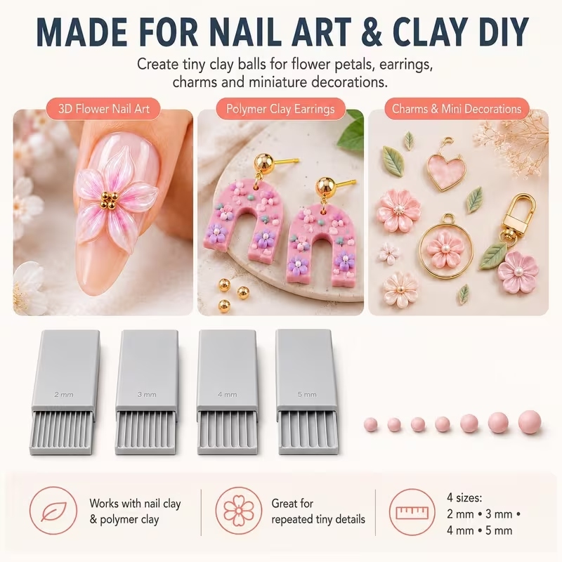 3D Print Clay Gel Ball Maker T - Nail Art review and price