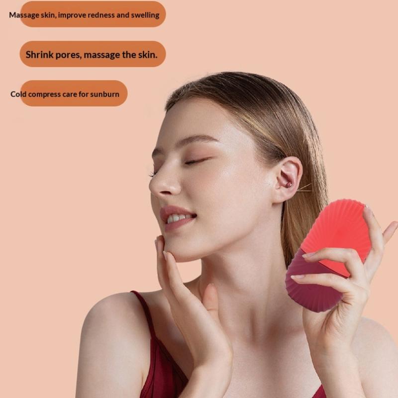 Silicone Ice Mold 1Pcs Shell P - Face Ice Roller Puffiness review and price