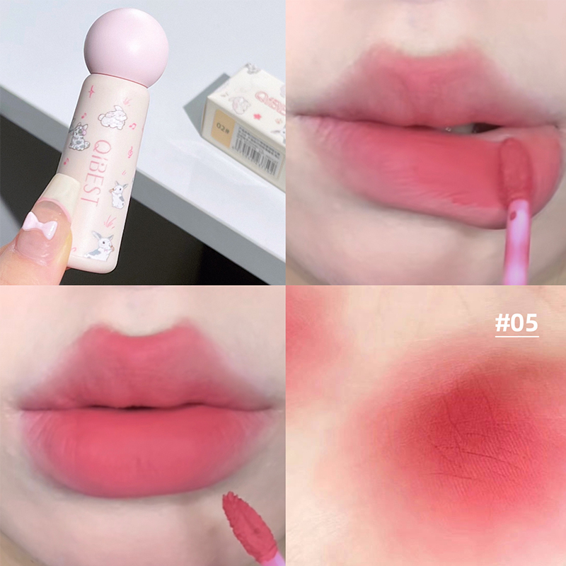QIBEST Cute Velvet Matte Lip M - Matte Velvet Lip Tint Long Lasting review and price