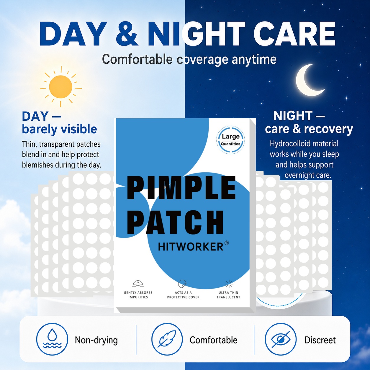 800Pcs Hydrocolloid Acne Pimpl - Hydrocolloid Pimple Patch review and price